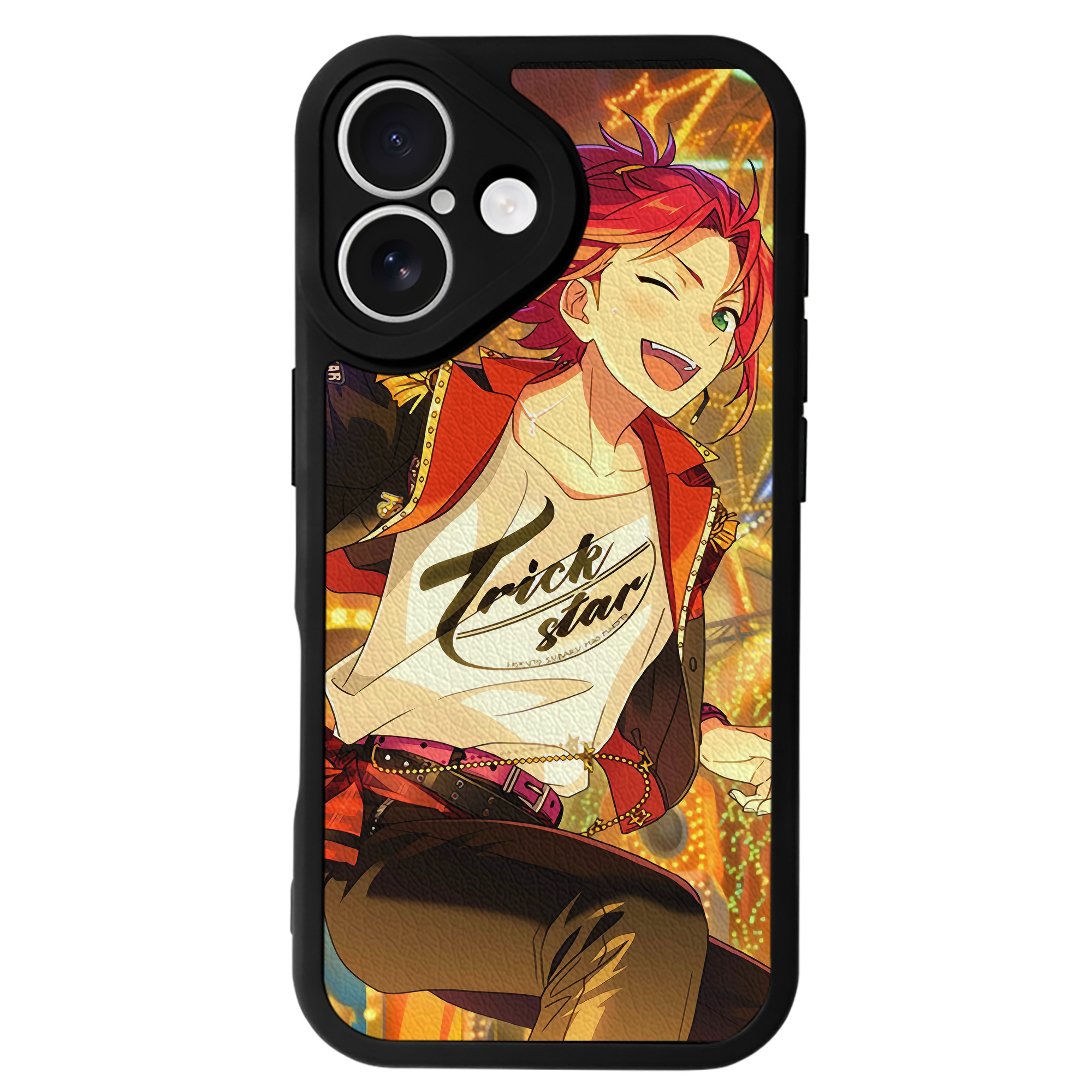 （画像用） あんさんぶるスターズ! Ensemble Stars 【iPhone 16シリーズ対応】シリコンスマホケース（レザー調） 材質：シリコン